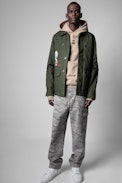 Kido Jacket - Men’s Voltaire khaki military jacket