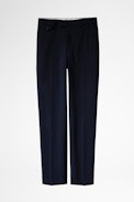Pantaloni Phelis - Pantaloni in lana blu navy uomo