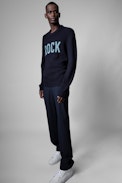 Pantaloni Phelis - Pantaloni in lana blu navy uomo