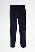 Paris Trousers - Men’s navy blue wool trousers
