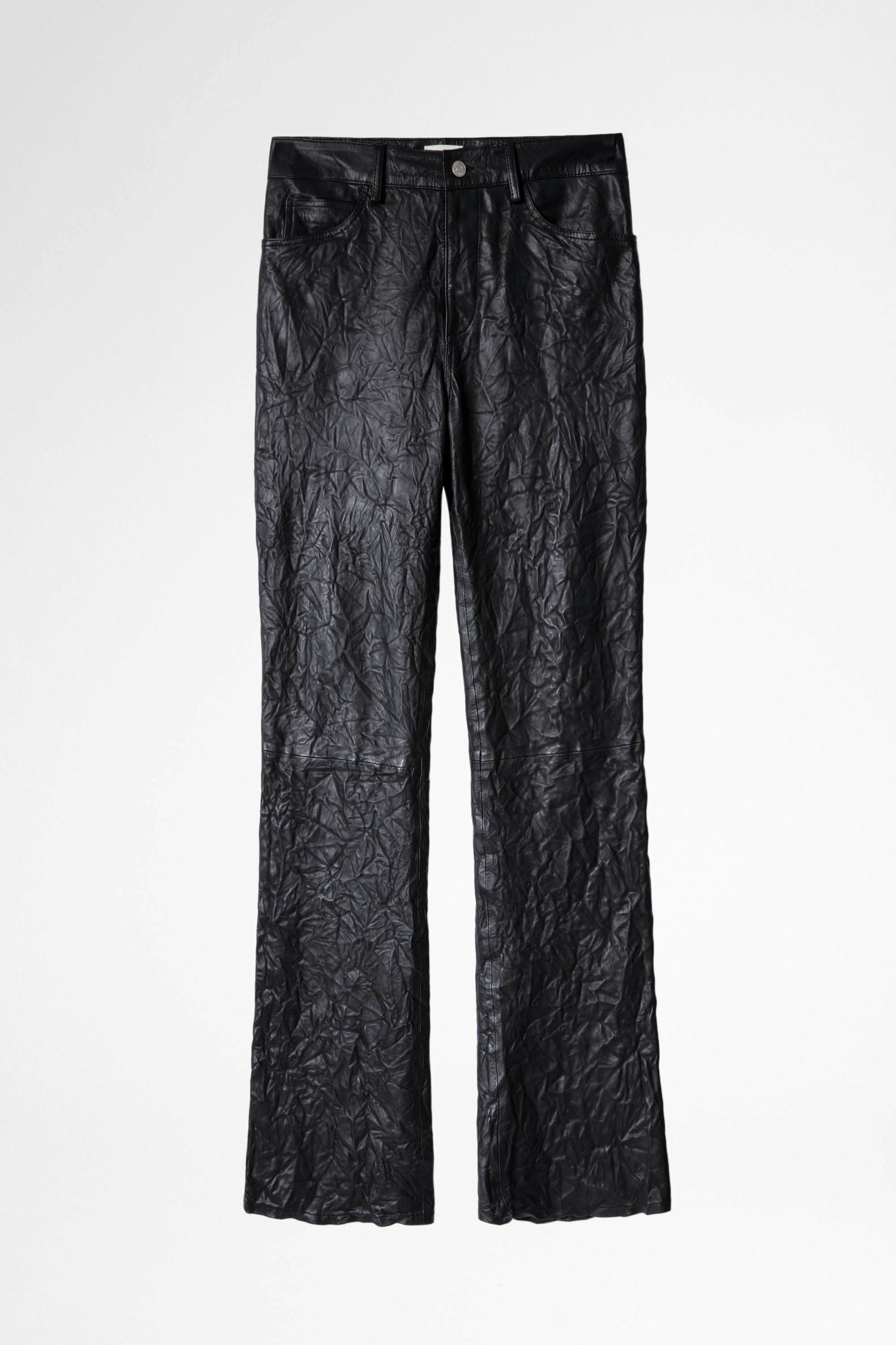 Pistol Trousers Crinkled Leather