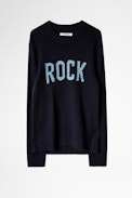 Kennedy Sweater - Men’s Rock navy blue wool sweater