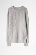 Dean Sweater - Men’s ecru knit sweater