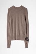 Lili Cashmere Sweater - Women's beige cashmere sweater