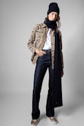 Jared Cashmere Scarf - Women’s navy blue cashmere ribbed scarf
