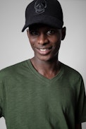 Stocky T-shirt - Men’s khaki cotton T-shirt