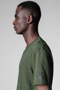 Stocky T-shirt - Men’s khaki cotton T-shirt
