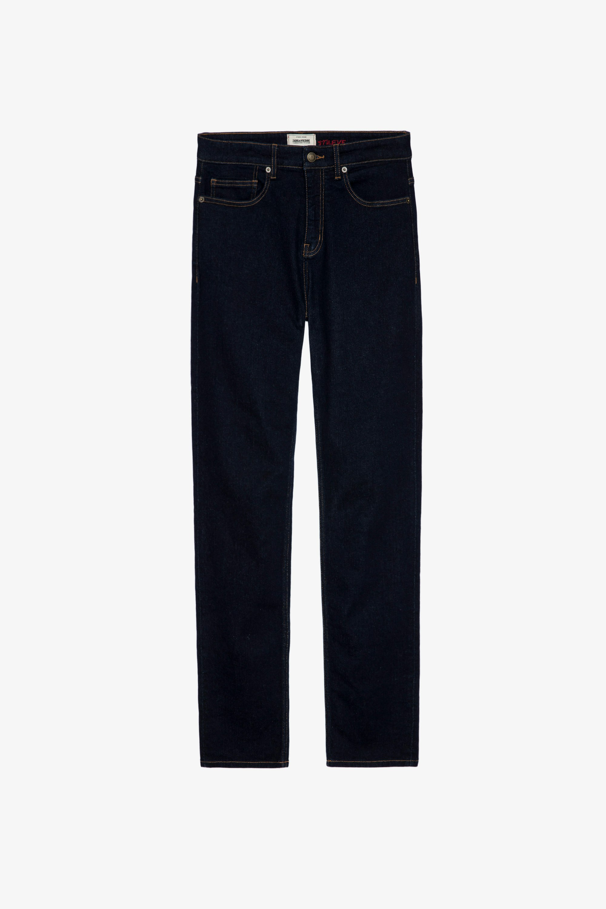 Jeans Steeve Herren-Jeans aus Denim mit Cut am Knie