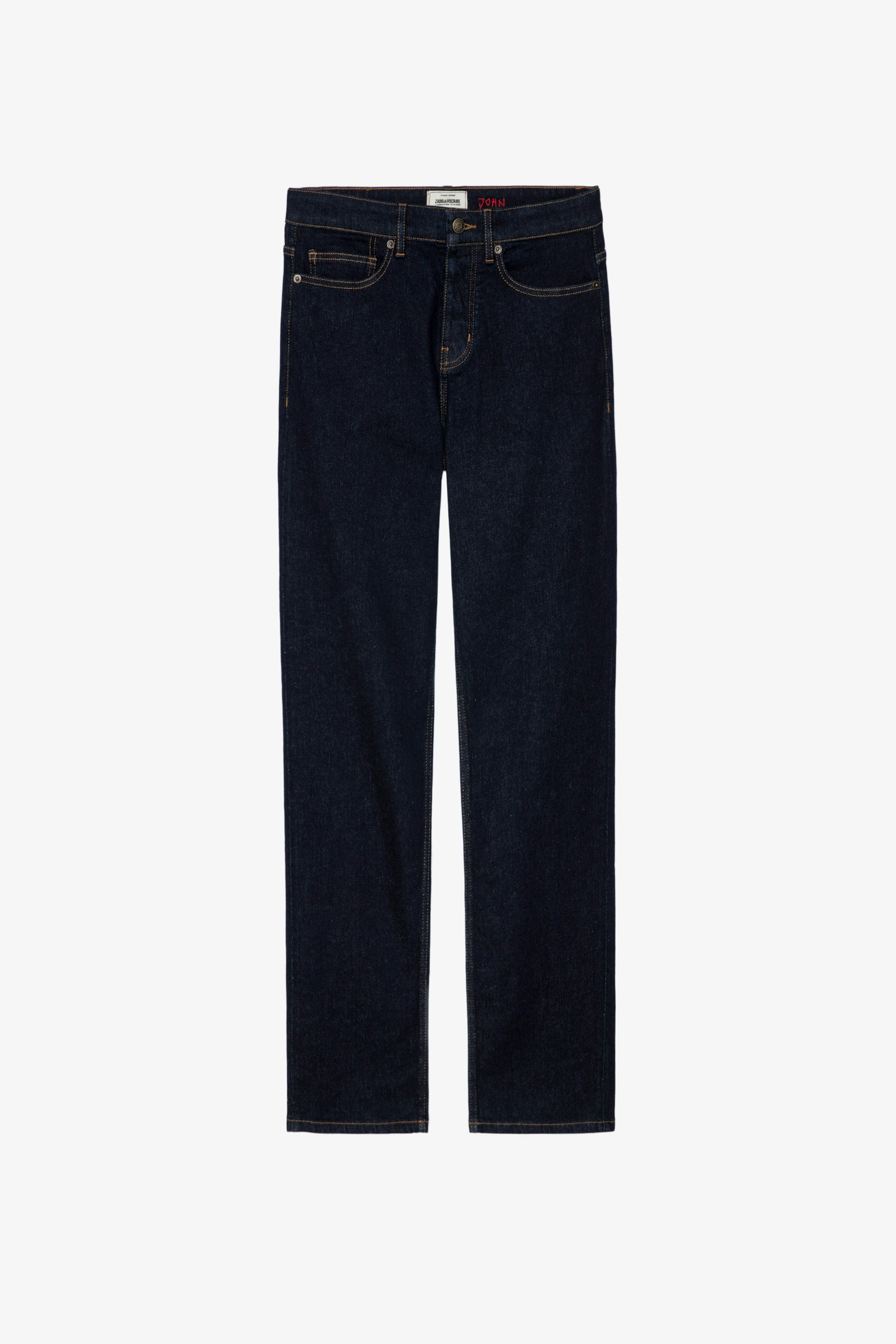 Jeans David Eco Brut Jeans in denim a contrasto uomo