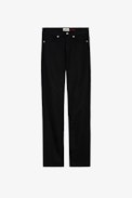 John Jeans - Men’s straight-cut black denim jeans
