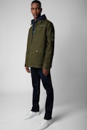 Giacca Kido Amo Heavy Arrow - Giacca militare in cotone kaki uomo