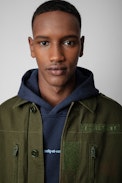 Giacca Kido Amo Heavy Arrow - Giacca militare in cotone kaki uomo