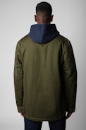Giacca Kido Amo Heavy Arrow - Giacca militare in cotone kaki uomo