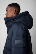 Parka Bowel Nylon - Parka tecnico in nylon blu navy uomo
