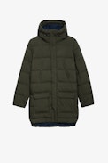 Parka Bowel Nylon - Parka tecnico in nylon kaki uomo