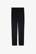 Paris Pants - Unisex tailored black wool pants with studio insignia on back.