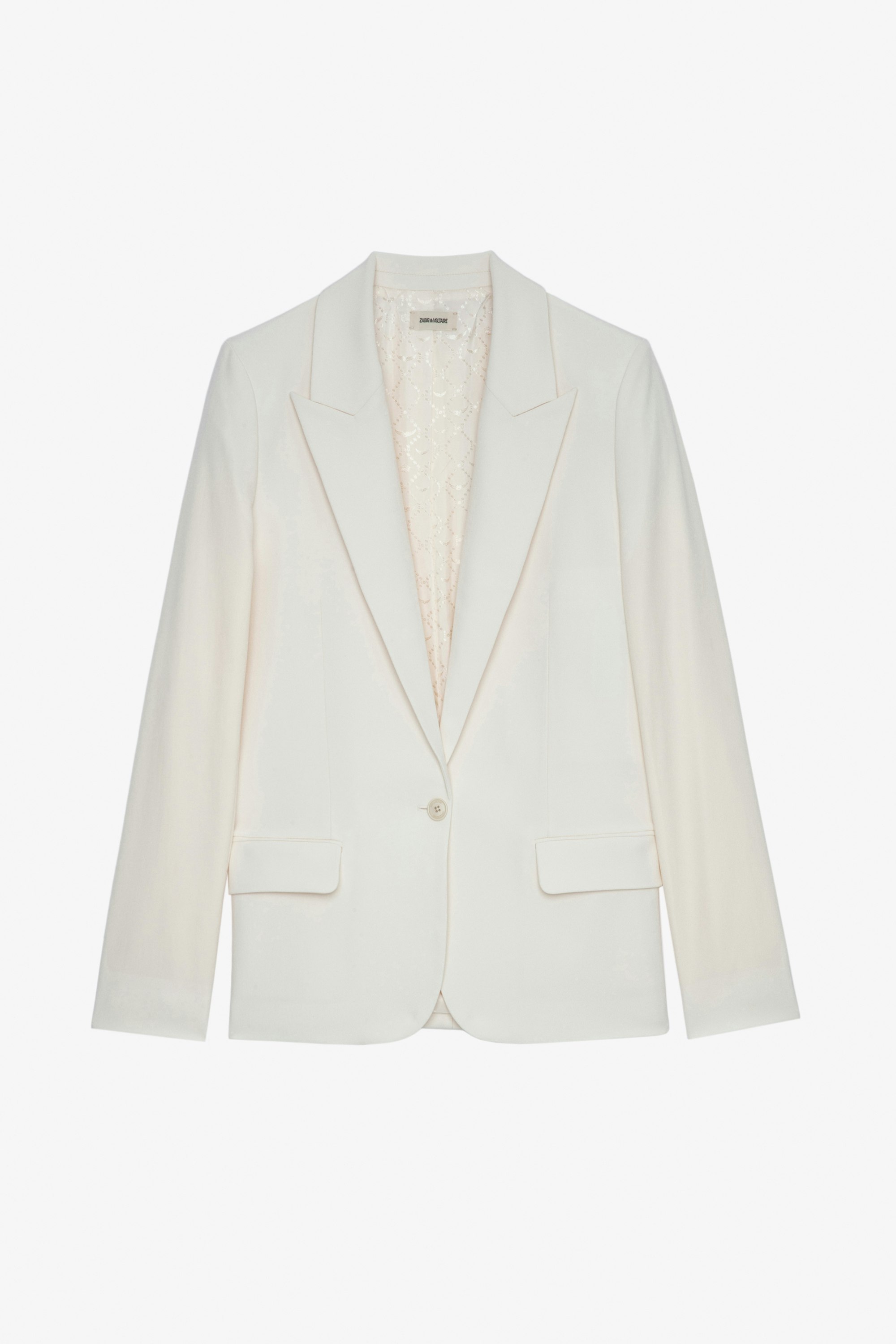 Voyage Jacket Women’s white tailored jacket