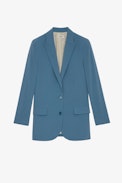 Viva Crepe Jacket - Women’s sky blue crepe jacket