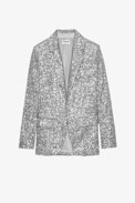 Vivi Sequin Jacket - Women's sequinned suit jacket.