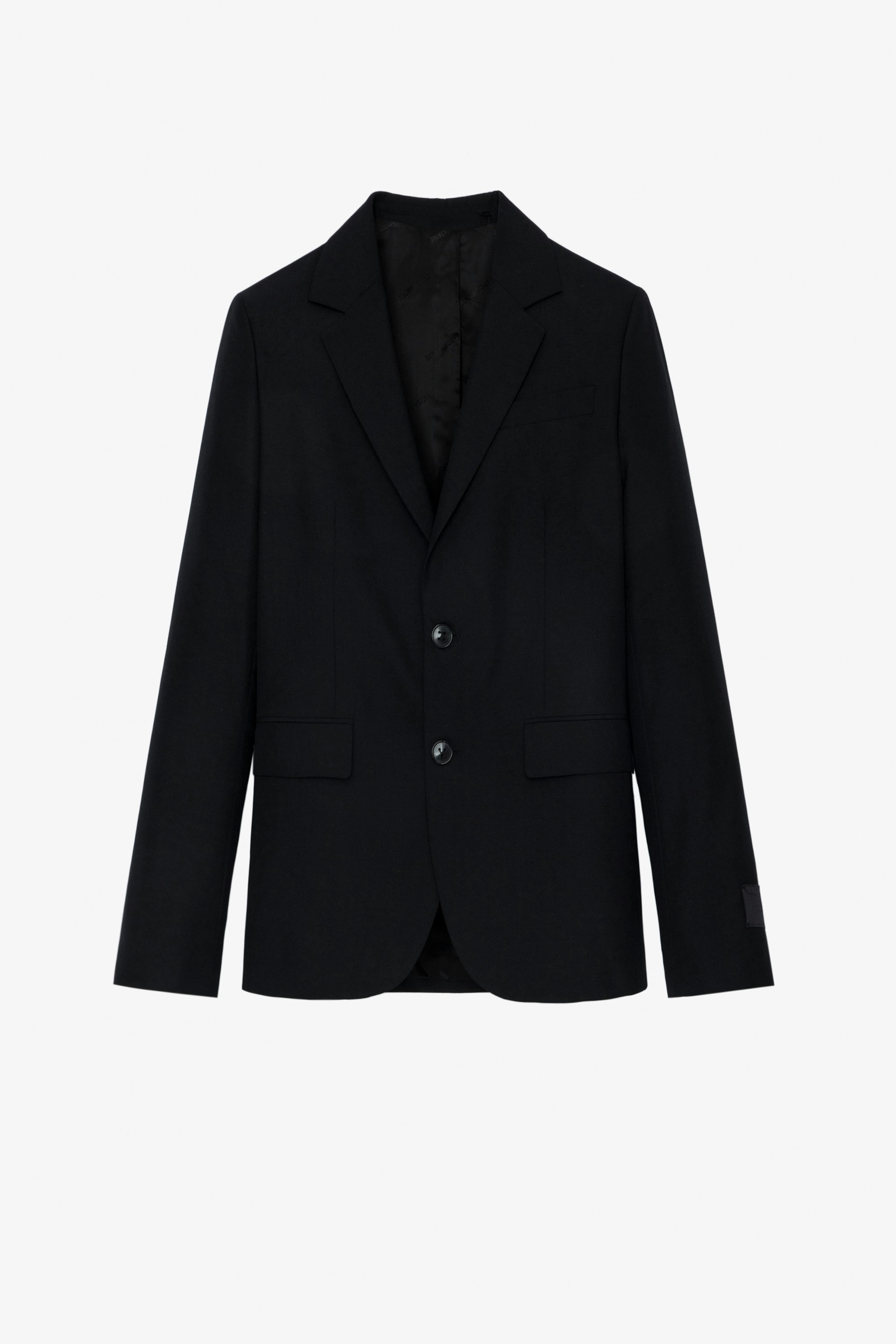 Viks Blazer - Women’s black suit jacket with pockets