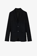 Viks Blazer - Women’s black suit blazer with pockets