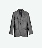Vegy Jacquard Blazer - Women’s anthracite wing-print jacquard blazer.