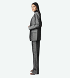 Vegy Jacquard Blazer - Women’s anthracite wing-print jacquard blazer.