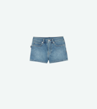 Sina Denim Diamanté Shorts - Women's denim shorts with diamanté embellishment.