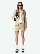 Short Sparky - Washed cotton military shorts.