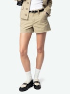 Short Sparky - Washed cotton military shorts.