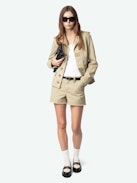 Short Sparky - Washed cotton military shorts.