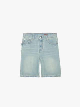 Short Sady Denim - Denim-Bermudashorts mit mehreren Taschen.
