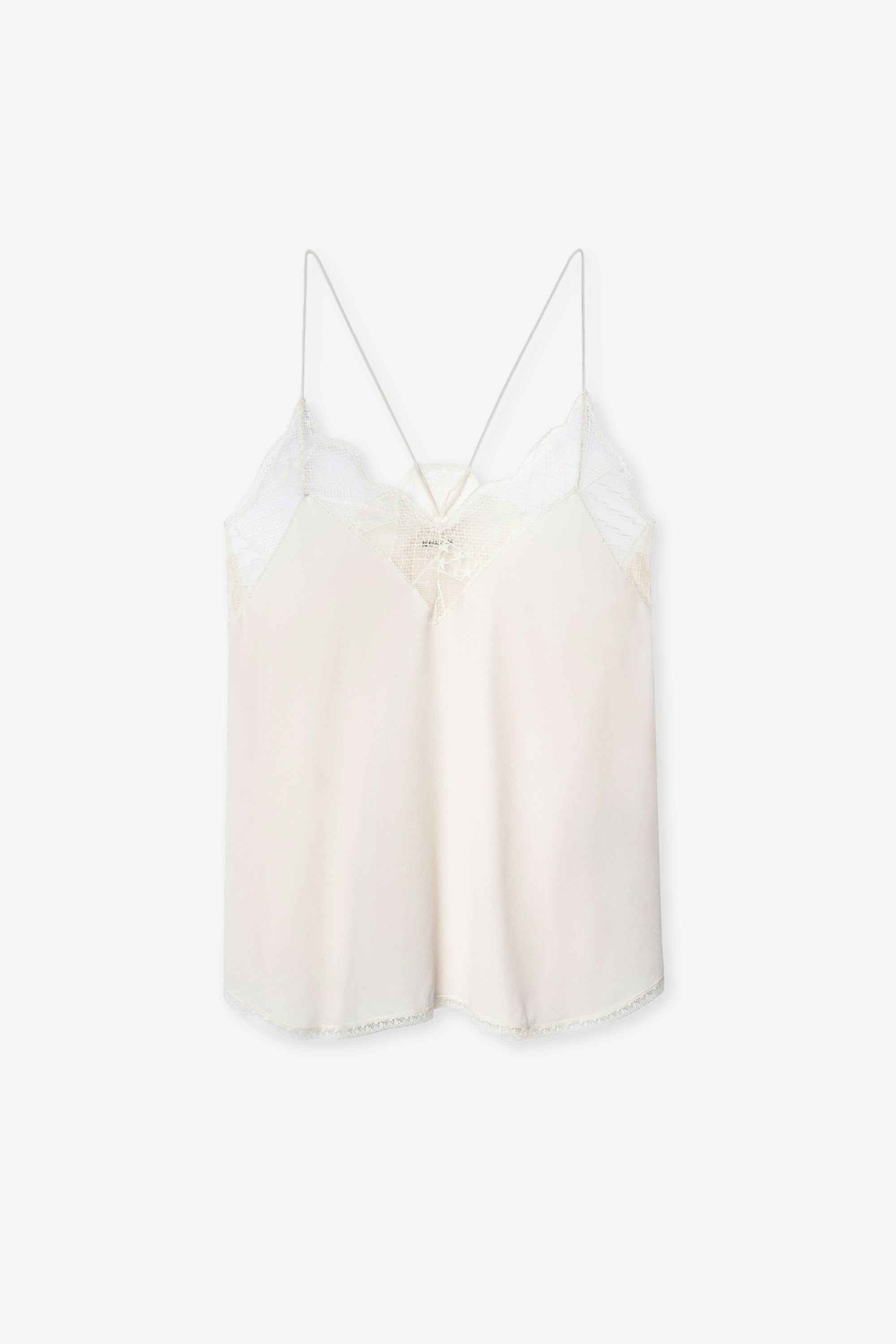 Christy Silk Camisole - Silk and lace camisole