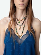 Christy Silk Jacquard Camisole - Teal silk lingerie-style camisole with jacquard wings, thin straps and lace-trimmed neckline.