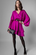 Hailey Dress Silk - Women’s ZV monogram jacquard silk short dress
