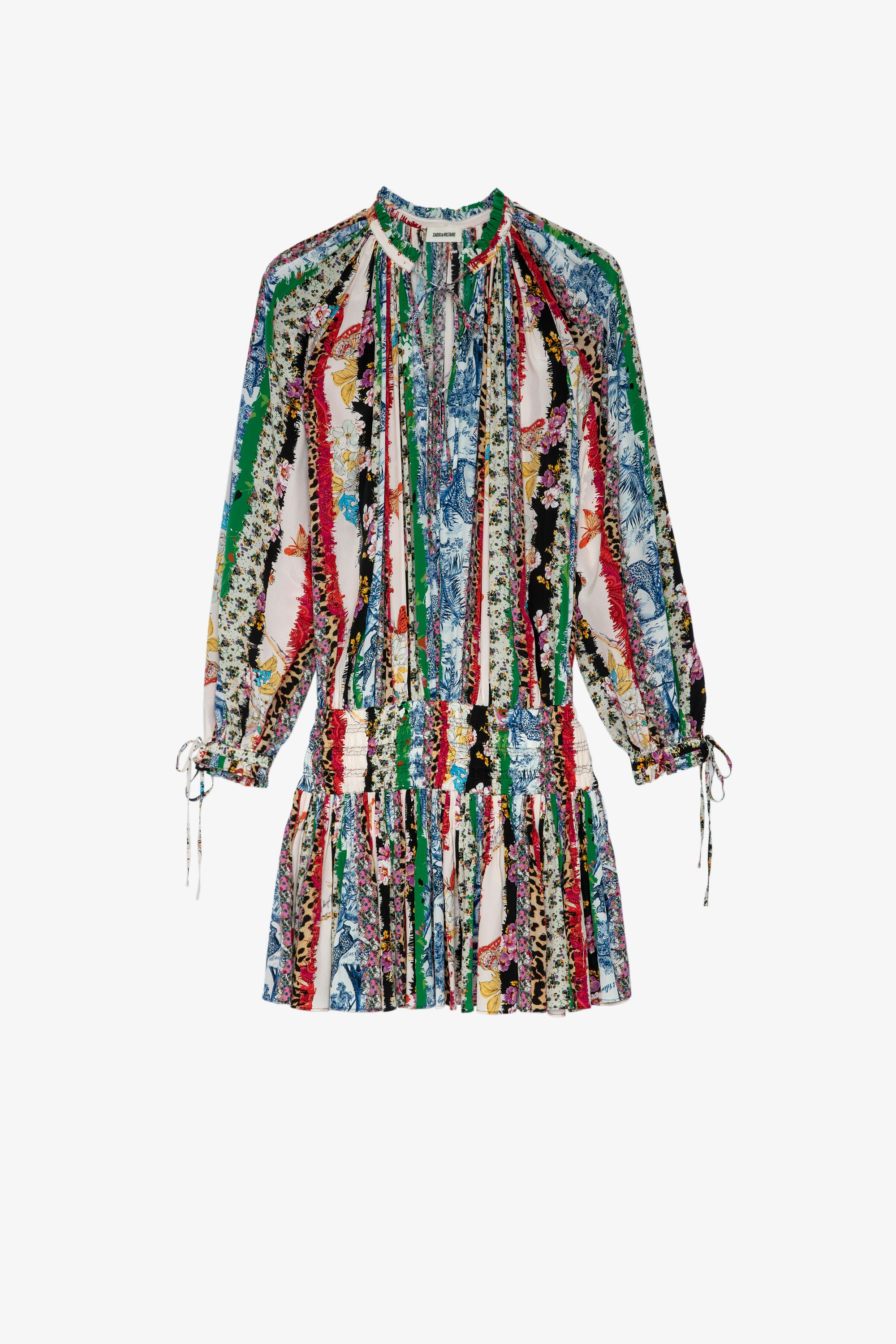 Mixed Print Rocade ドレス Women’s multi-print mini dress 
