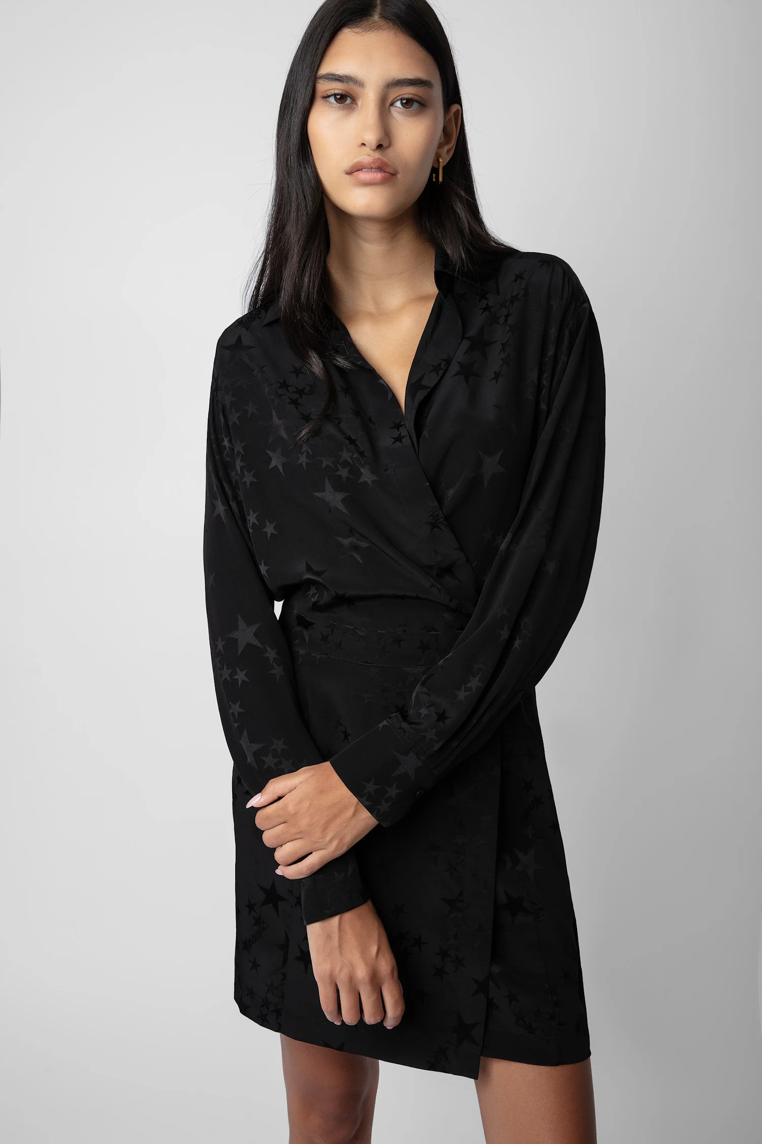 Zadig & Voltaire L/S Tunic Dress Black S main image 0