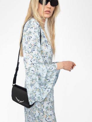 Rasato Dress - Long printed viscose dress, long sleeves.