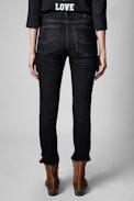 Ever Jeans - Women's dark gray denim jeans. Made with fibers from organic farming.