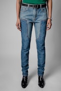 Jeans Elea - Jeans aus hell- und dunkelblauem Denim für Damen