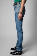 Jeans Elea - Jeans aus hell- und dunkelblauem Denim für Damen