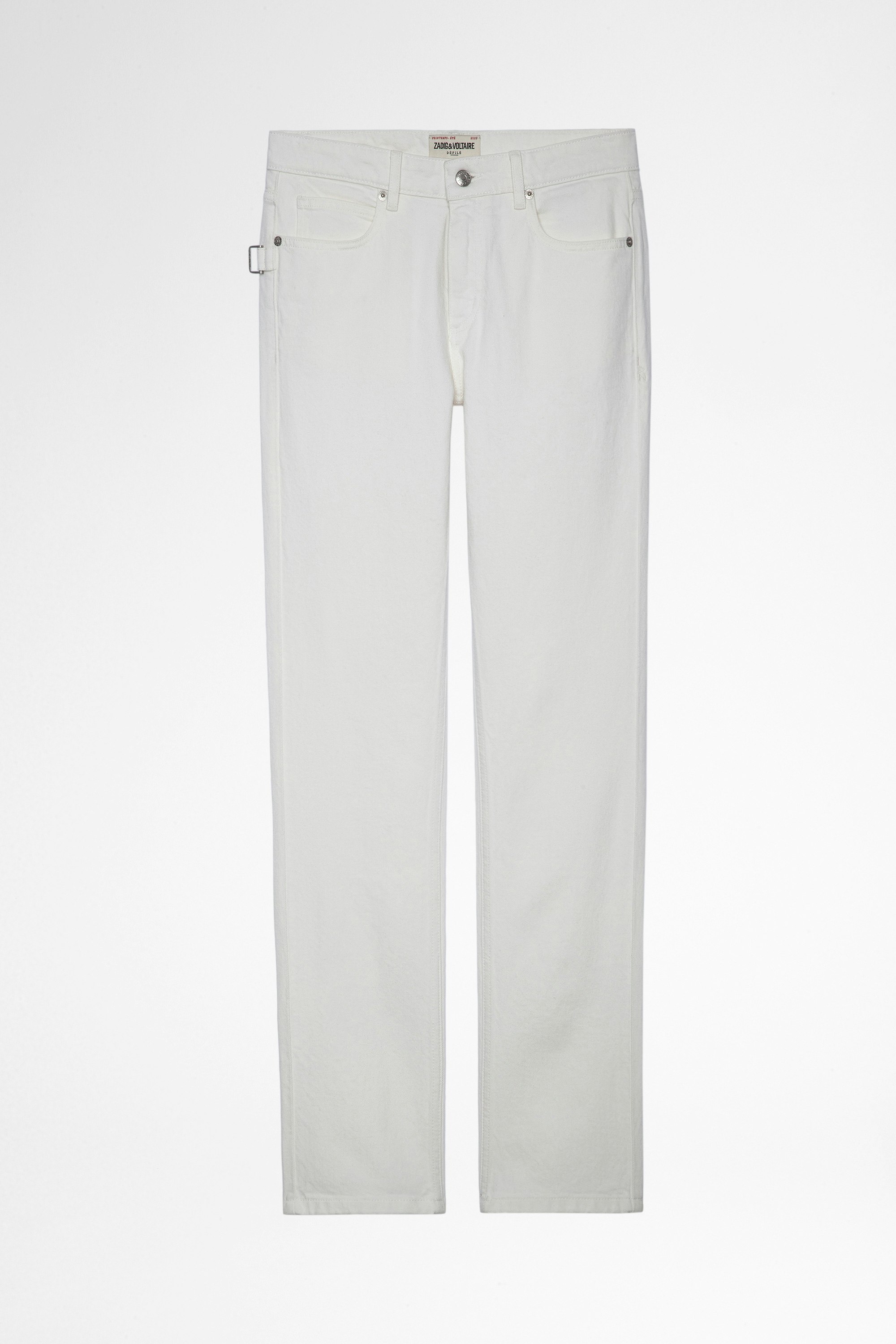Clint Denim Eco Jeans - Featuring a low-rise waist and straight legs, these jeans offer a slim and relaxed fit.