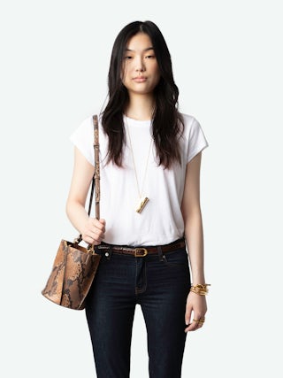 Jean Eclipse - Low-waisted bootcut jeans.