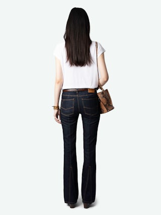 Jean Eclipse - Low-waisted bootcut jeans.