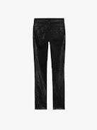 Jett Skinny Jeans - Women's black coated skinny jeans.