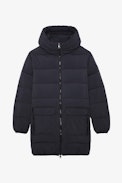 Korail Down Jacket - Women’s midi down jacket with nylon “Zadig&Voltaire” strip and wings on the left sleeve.