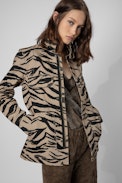 Giacca Kayaka Canvas Tiger - Giacca militare con stampa tigre nature donna