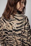 Giacca Kayaka Canvas Tiger - Giacca militare con stampa tigre nature donna