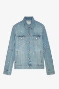 Kasy Diamanté Denim Jacket - Unisex denim jacket with diamanté embellishment.
