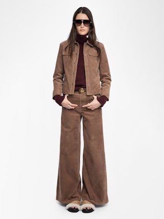 Liam Corduroy Jacket - Corduroy jacket with long sleeves, multiple pockets, button fastening and embossed wings on the back.